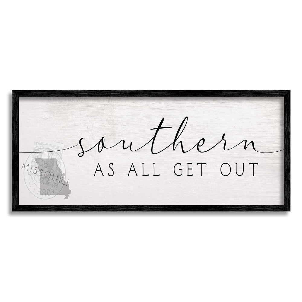Stupell Industries Missouri State Southern As All Get Out Slang