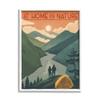 Stupell Industries at Home in Nature Phrase Camping Tent Mountains view 1