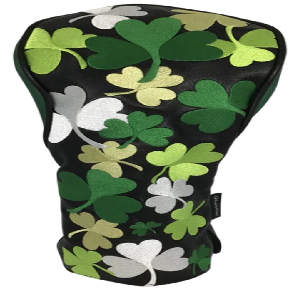 Shamrocks All-Over Embroidered Driver Headcover by ReadyGOLF