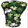 Shamrocks All-Over Embroidered Driver Headcover by ReadyGOLF view 1
