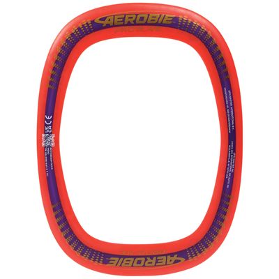 Aerobie Pro Blade Throw Ring, Lightweight Kids Toy for Disc Golf, Backyard Games & More, Outdoor Games for Adults and Family Ages 5 & Up, Red