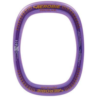 Aerobie Pro Blade Throw Ring, Lightweight Kids Toy for Disc Golf, Backyard Games & More, Outdoor Games for Adults and Family Ages 5 & Up, Purple