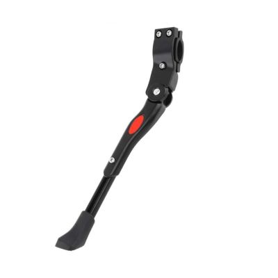 Bicycle Accessories Bicycle Kickstands Single-Side Bike Stand Adjustable Cycling Side Support Bracket for 22-27'' Inch Sports Road Bike Parts Bike Parts (Color : Black)