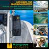 Mangrove Products: Portable Boat Trash Can, Reusable Trash Bag, Boating Equipment, Boat Storage, Boat Accessories Marine, Pontoon Boat Accessories, Fishing, Sandbar, RV, or Camping (Black) view 2