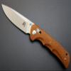 Sitivien ST110 Folding Knife, D2 Blade and Micarta Handle Pocket Knife, EDC Tool Knife with Pocket Clip for Outdoor Camping Hiking Survival(Brown)  view 2