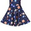 Girls Dress Astronomy Saturn Venus Solar System Short Sleeve Size 4 view 4