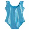 Domusgo Gymnastics Leotards for Girls 7-8 Years Old Blue Sparkly One Piece Tumbling Outfits view 2