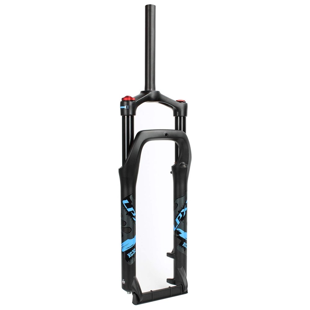 LvTu Beach Snow Fat Fork 26 Inch Suspension Forks, Aluminum Alloy Air Shock Absorber for 26x4.0 Tire