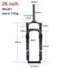 LvTu Beach Snow Fat Fork 26 Inch Suspension Forks, Aluminum Alloy Air Shock Absorber for 26x4.0 Tire view 2