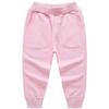 EISHOW Unisex Kids Solid Cotton Pants Casual Elastic Waist Winter Pants Toddler Baby Bottoms Active Sweatpants Joggers view 1