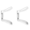 Clear Transparent Rubber Silicon Conjoined Saddle Anti-Slip Nose Bridge Pads for Glasses Sunglasses Frames Eyeglasses Spectacles HNP412 (Clear - 2 Sets) view 3