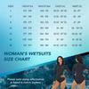 MWTA Wetsuit Women Shorty 2.0mm Neoprene Front Zipper for UV Protection Surfing Diving Snorkeling Kayaking BLK Size 2 view 2