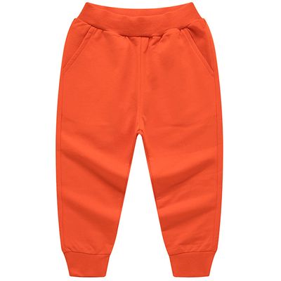 EISHOW Unisex Kids Solid Cotton Pants Casual Elastic Waist Winter Pants Toddler Baby Bottoms Active Sweatpants Joggers