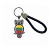 Flag Key Chain Lithuania Souvenir Gift Key Ring Owl Pendant Keychain For Men Women view 1