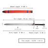 Sword fort Stainless Steel Trunks' Anime Sword Real Metal, Handmade Anime Cosplay Trunks Sword view 3