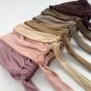 3 Pieces Adjustable Muslim Inner Under Hijab Cap with Ties Back Islamic Under Scarf Bonnet Caps Chemo Cap (Coffee) view 2