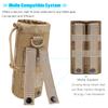 ANJINU Molle Water Bottle Holder, Water Molle Attachments, Molle Water Bottle Pouch, Tactical Backpack Attachment Pouches (TAN) view 2