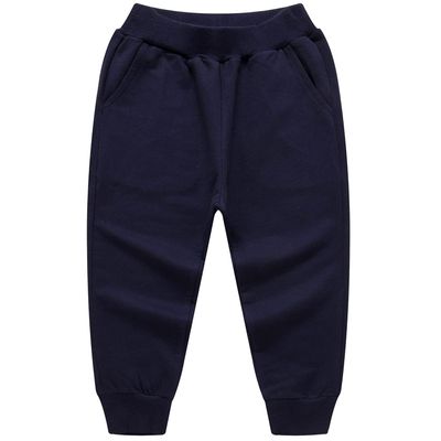 EISHOW Unisex Kids Solid Cotton Pants Casual Elastic Waist Winter Pants Toddler Baby Bottoms Active Sweatpants Joggers