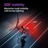 BikeSpark Auto-Sensing Rear Light G4R, USB Rechargeable, 240HRs, Precise Brake Sensing for Cargo Rack, Large Reflector, 50/80mm Screw Mounted, Easy Release, Made in Taiwan view 3