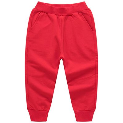 EISHOW Unisex Kids Solid Cotton Pants Casual Elastic Waist Winter Pants Toddler Baby Bottoms Active Sweatpants Joggers