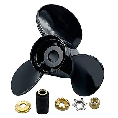Aluminum Interchangeable Outboard Propeller 16x20 Pitch with F29 Hub Kits Compatible for Honda 115-250HP with 15 Spline Tooth