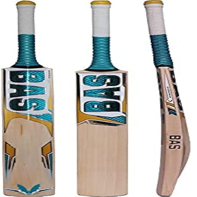 BAS Sporty English Willow Cricket BAT Full Size Short Handle Men - Adult Youth