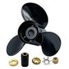 Aluminum Interchangeable Outboard Propeller 13x19 Pitch with F26 Hub Kits Compatible for Suzuki DF90/100/115HP with 15 Spline Tooth view 3