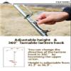 Stainless Steel Lantern Pile Driver Heavy Duty Height Adjustable with Storage Bag D-240 view 4