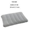 Dogxiong 2 Pack Ultralight Inflatable Camping Pillow Squared Flocked Fabric Air Pillow for Hiking,Traveling,Napping,Desk Rest,Beach Neck Lumbar Support view 2