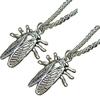 2Pcs Cicada Insect Necklace Summer Jewelry Gift for Her Cicada Necklace,cicada Pendant Necklace,Insect bug Necklace view 1