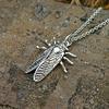 2Pcs Cicada Insect Necklace Summer Jewelry Gift for Her Cicada Necklace,cicada Pendant Necklace,Insect bug Necklace view 3