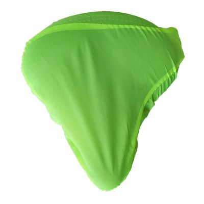Bicycle Accessories Ultralight Portable Cycling Bike Cycle Seat Rain Cover, Bicycle Saddle Dust Water Resistant Shield Bike Parts (Color : Green)