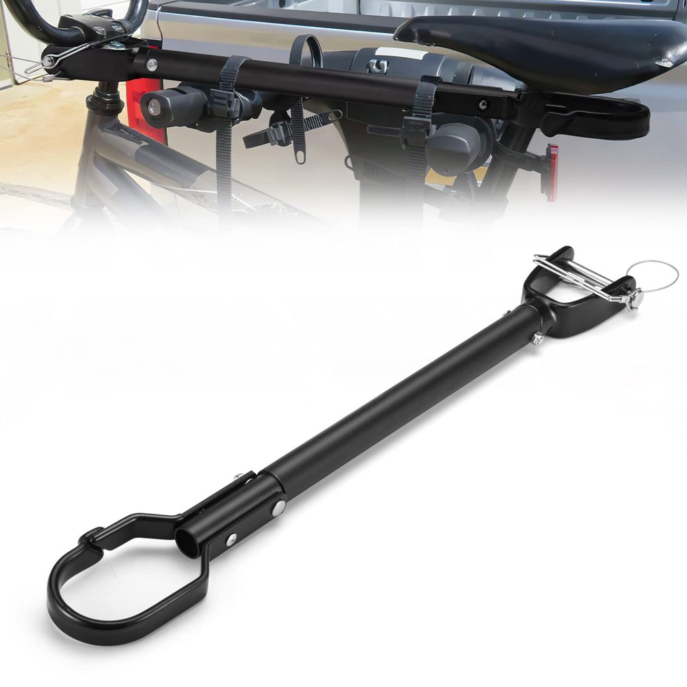 BUNKER INDUST Bike Bar Adapter Bike Rack, Bicycle Top Tube Cross Bar Rack Adjustable Bike Frame for Bike and Ebike, Wight Capacity 70 LBS