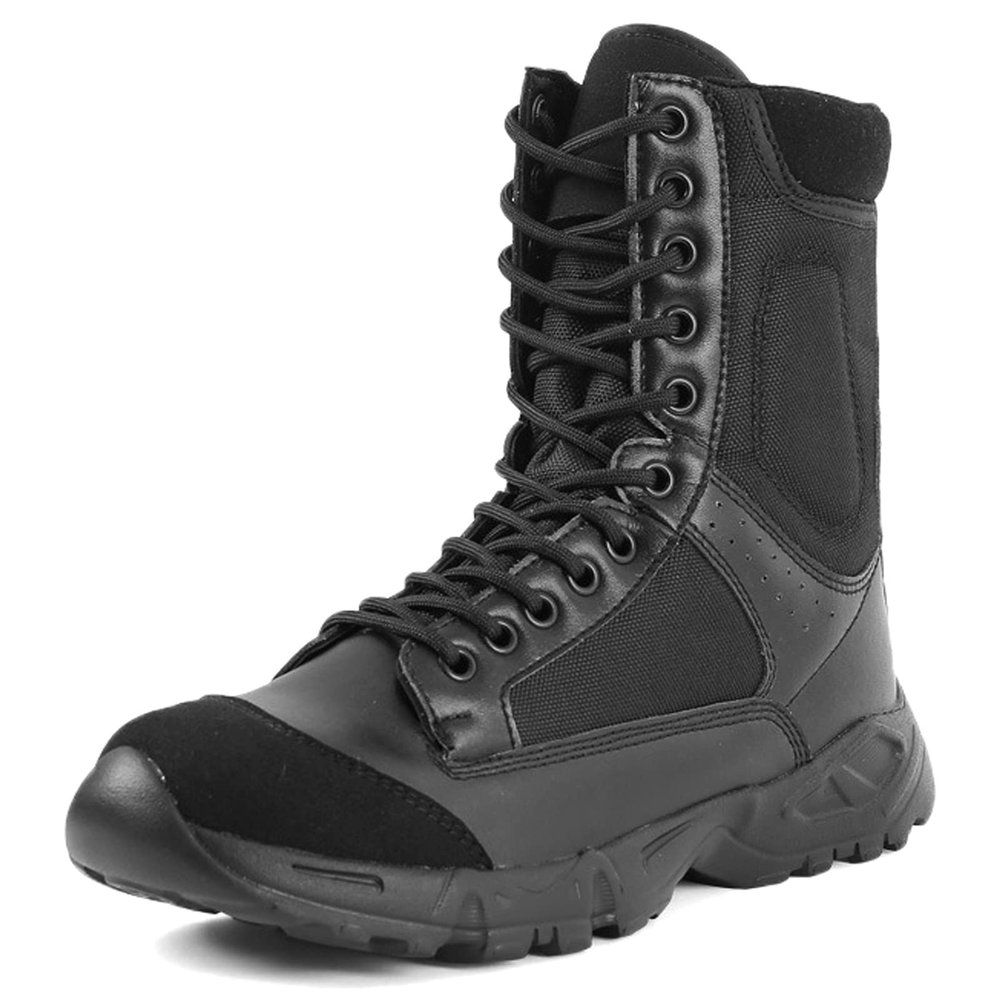 hongrenamz Mens Walking Waterproof Camping Boots Sports Travel Hiking Trekking Shoes Black-EU40/US7.5
