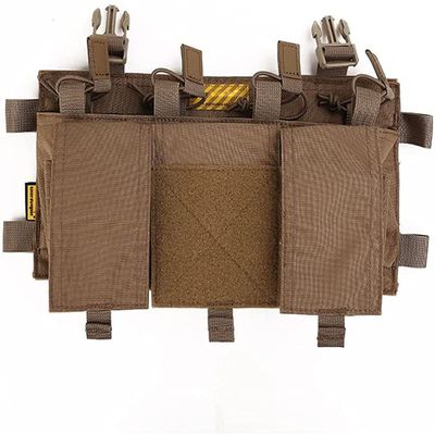 EMERSONGEAR Tactical Magazine Pouch,Placard Triple Mag Pouch with MF Style Quad Compatible for Tactical Vest Chest Rig Bag