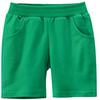 EISHOW Toddler Girls Boys 2 Pack Cotton Sport Jogger Shorts,Baby Kids Summer Shorts Casual Pull-On Soft Active Short Pants (Green,12-24 Months,12 Months,24 Months) view 1