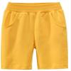 EISHOW Toddler Girls Boys 2 Pack Cotton Sport Jogger Shorts,Baby Kids Summer Shorts Casual Pull-On Soft Active Short Pants (Yellow,6-7Y,6 Years,7 Years) view 1