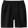 EISHOW Toddler Girls Boys 2 Pack Cotton Sport Jogger Shorts,Baby Kids Summer Shorts Casual Pull-On Soft Active Short Pants (Black,12-24 Months,12 Months,24 Months) view 1