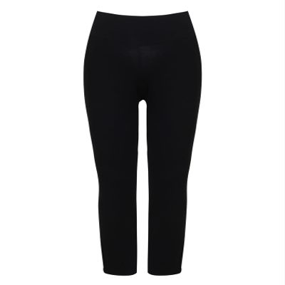 JEATHA Women's Yoga Pants Over The Belly Maternity Leggings Joggers Tights Running Capris Plus Size Trousers Black Small
