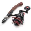 62cm Fishing Rod and Reel Set, Mini ice Fishing Rod Reel Set, Super Light Stick Reel Combo, Childrens Fishing Rod, Beginner Fishing, Boat Fishing Rod, Ladies Fishing Rod, bass Rod ZYHYD view 4
