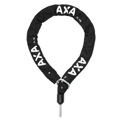 AXA ULC 100 Plug-in Chain Bike Lock, 100 cm (3.3 ft) Long, 5.5 mm Hardened Steel Links, Heavy Duty Anti-Theft E-Bike Security Chain, Compatible with AXA Ring & Frame Locks for Bicycles & Scooters