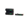 GOTICAL Red Fiber Optic Front with Combat Rear Sight with Tool Fits Glock 17, 17L, 19, 22, 23, 24, 26, 27, 33, 34, 35, 38 and 39 Slides (Combo Front and Rear (Green Color)) view 4
