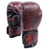 Ultimate - Kids / Adults Training Boxing Gloves (Red Black, 16oz) view 2