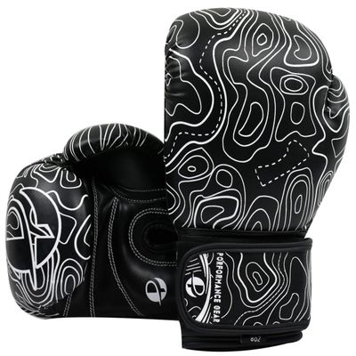 Ultimate - Kids / Adults Training Boxing Gloves (White Black, 6oz)