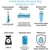 KidzAdventure Mummy Style 32  59F Kids Sleeping Bag with Pillow Sleeve, 4 Season, Lightweight and Backpacking Style, Ideal for Camping, Sleepover, Boys, Girls, Youth and Toddlers  Ocean World Youth view 3