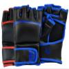 Ultimate - Elite MMA Fight Gloves - Blue & Red - for MMA Muay Thai Training & Fight (Blue, S/M) view 1