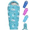 KidzAdventure Mummy Style 32  59F Kids Sleeping Bag with Pillow Sleeve, 4 Season, Lightweight and Backpacking Style, Ideal for Camping, Sleepover, Boys, Girls, Youth and Toddlers  Little Star Kids view 1