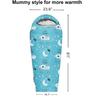 KidzAdventure Mummy Style 32  59F Kids Sleeping Bag with Pillow Sleeve, 4 Season, Lightweight and Backpacking Style, Ideal for Camping, Sleepover, Boys, Girls, Youth and Toddlers  Little Star Kids view 2