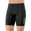 SLS3 Triathlon Shorts Women - Slim Athletic Fit FRT Womens Tri Shorts, Padded (Black/Bright Hibiscus Blooms, Large) view 3