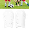 Children Soccer Shin Guards, Soccer Shin Guards for Kids Youth, Perforated Breathable Protective Soccer Gear for Toddlers Soccer Shin Pads Child Calf Protective Gear Soccer Equipment(white) view 3
